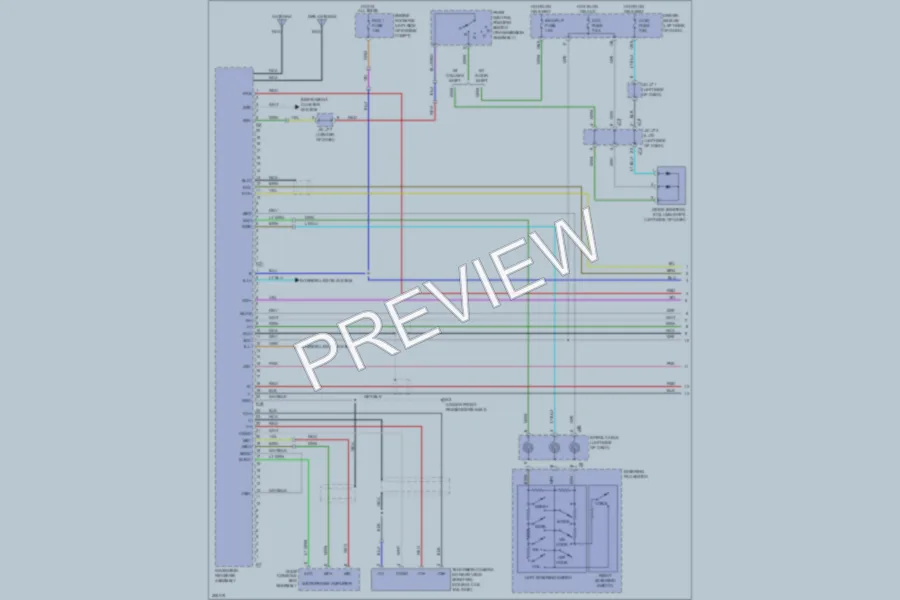 2009 Toyota Tundra Navigation wiring diagram preview