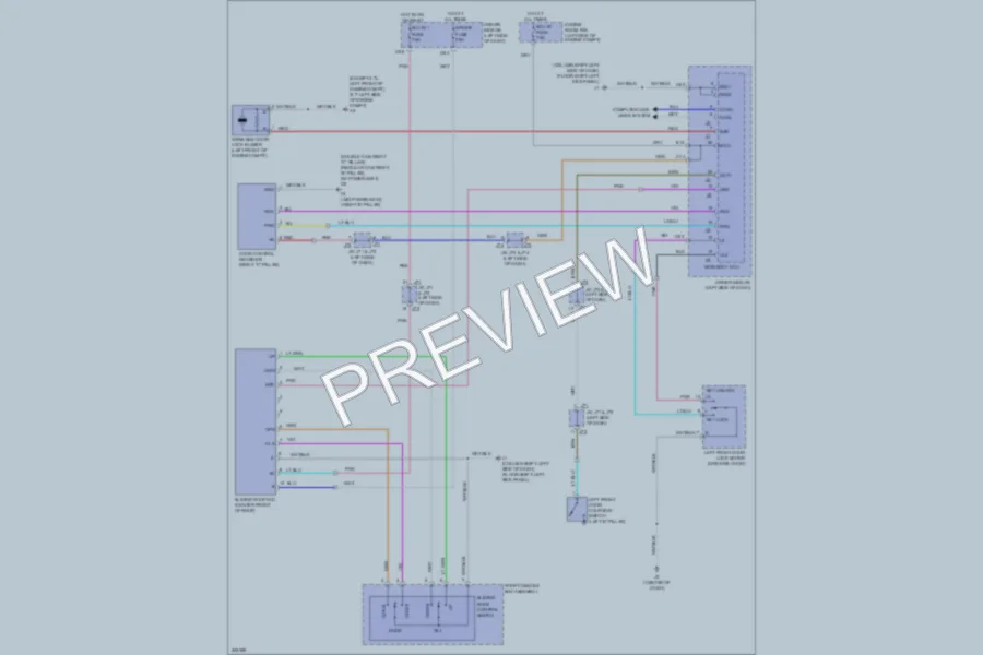 2009 Toyota Tundra Power Top Sunroof wiring diagram preview