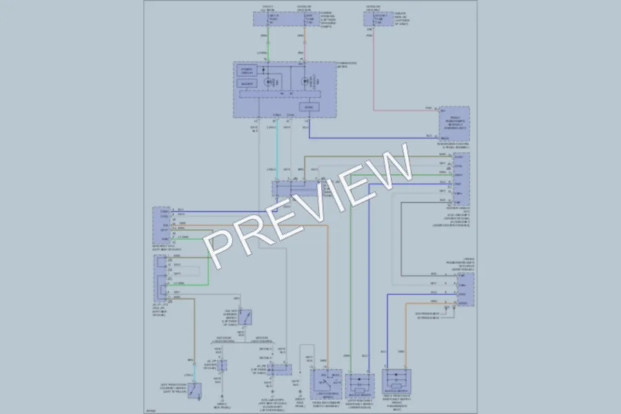 2009 Toyota Tundra Warning Systems wiring diagram preview