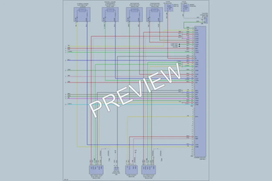 2009 Toyota Venza Anti Theft wiring diagram preview