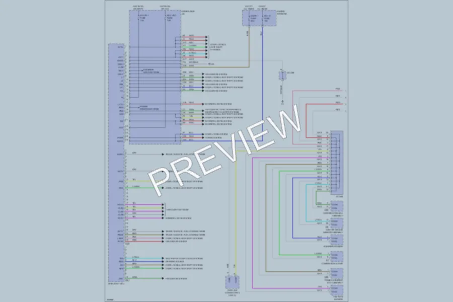 2009 Toyota Venza Body Control Modules wiring diagram preview