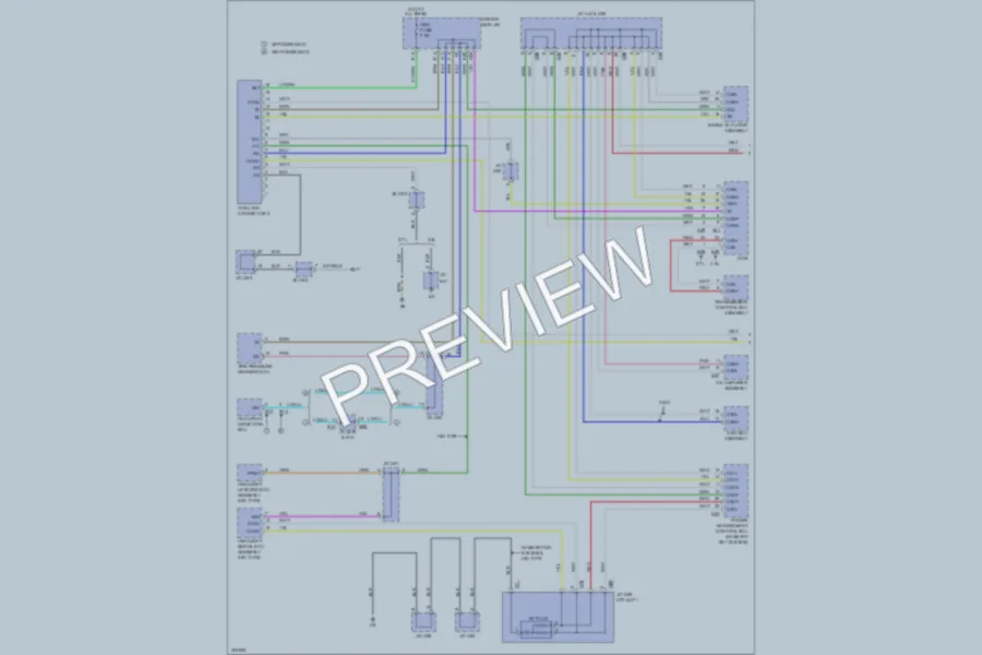2009 Toyota Venza Computer Data Lines wiring diagram preview
