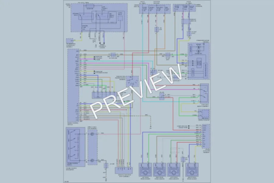 2009 Toyota Venza Cruise Control wiring diagram preview