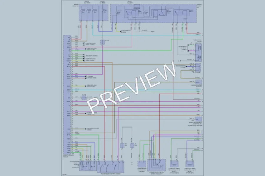 2009 Toyota Venza Engine Performance wiring diagram preview
