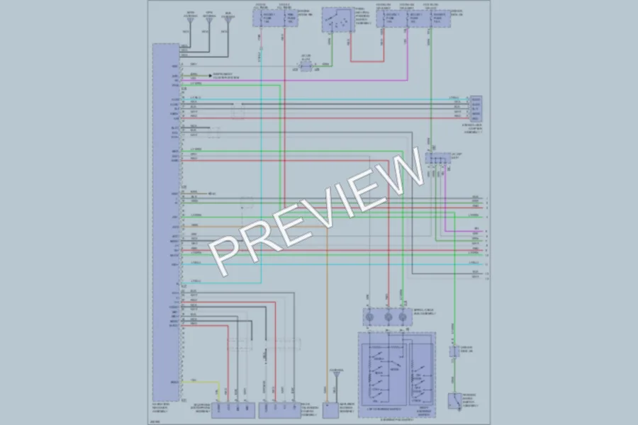 2009 Toyota Venza Navigation wiring diagram preview