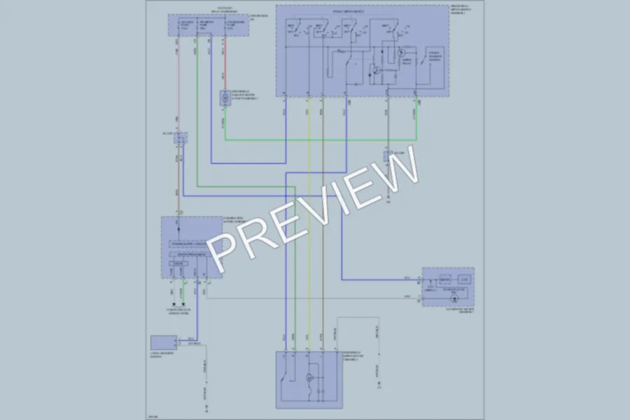 2009 Toyota Venza Wiper Washer wiring diagram preview