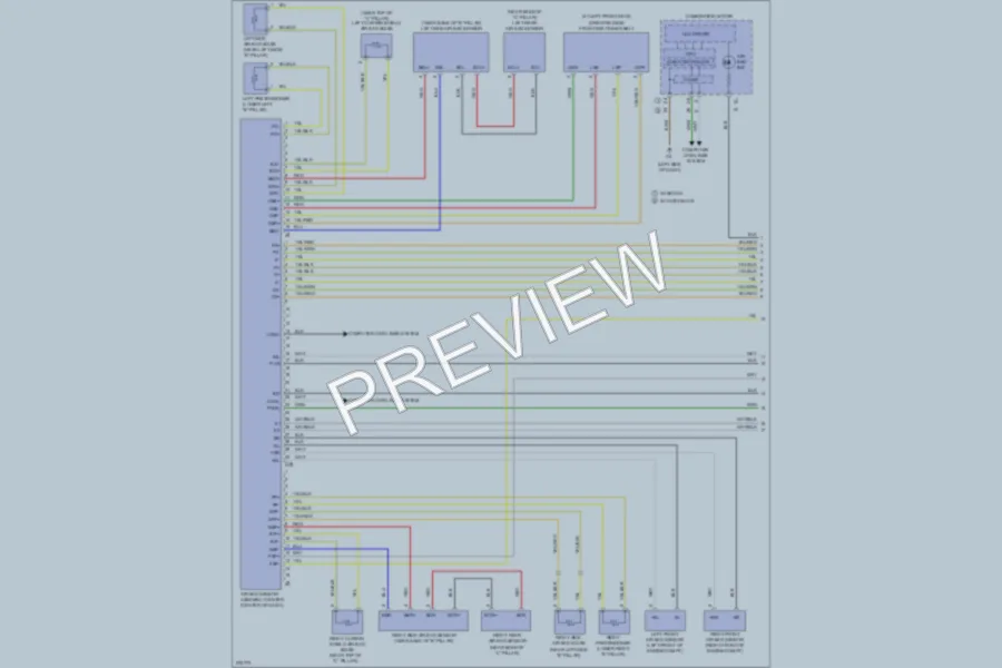 2009 Toyota Yaris Supplemental Restraints wiring diagram preview