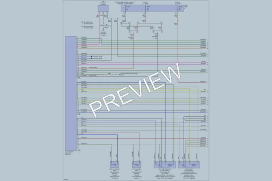 2009 Volkswagen Eos Air Conditioning wiring diagram preview