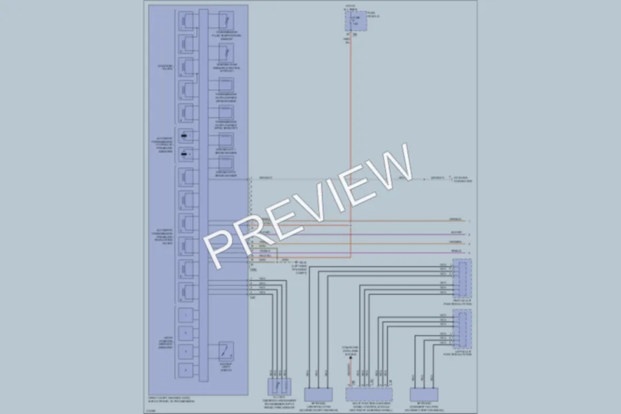 2009 Volkswagen Eos Transmission wiring diagram preview