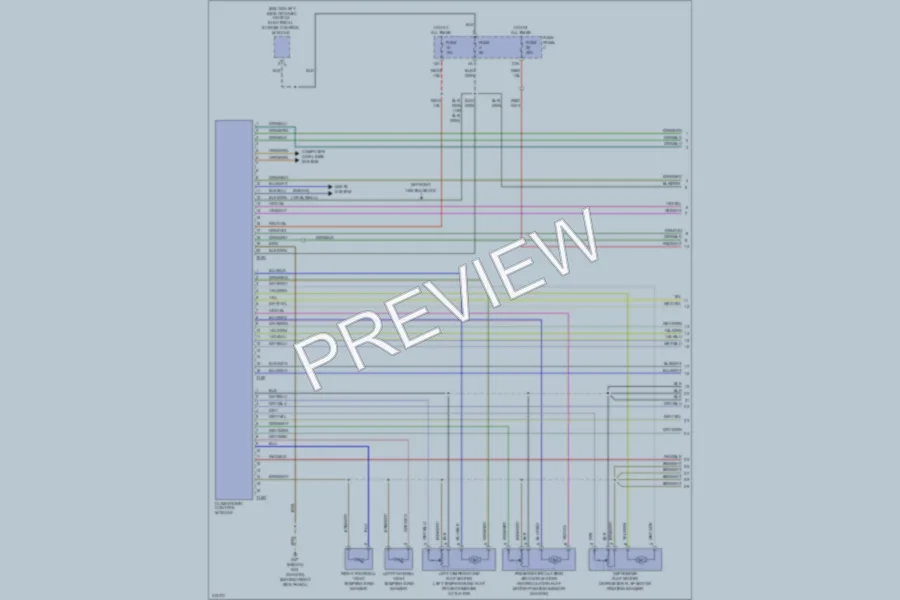 2009 Volkswagen GLI Air Conditioning wiring diagram preview