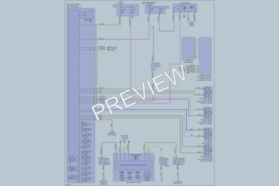2009 Volkswagen GLI Anti Lock Brakes wiring diagram preview