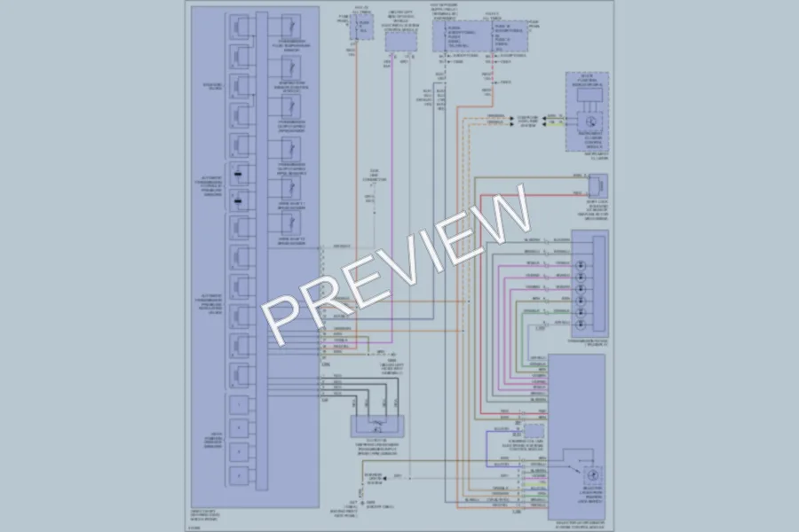 2009 Volkswagen GLI Transmission wiring diagram preview