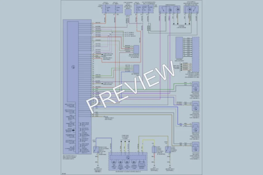 2009 Volkswagen GTI Anti Lock Brakes wiring diagram preview