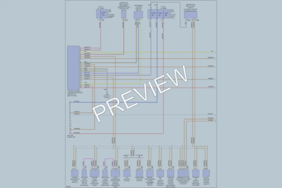 2009 Volkswagen Passat Computer Data Lines wiring diagram preview