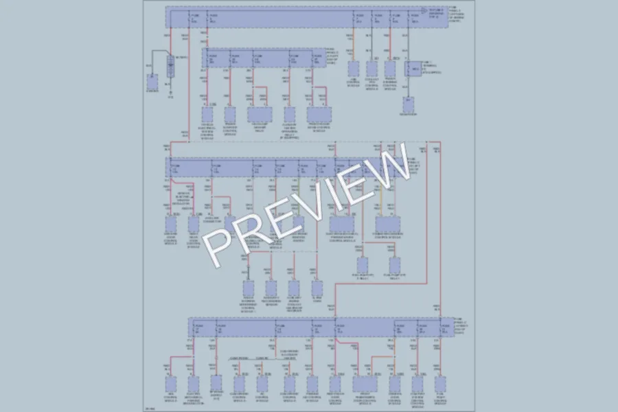 2009 Volkswagen Passat Power Distribution wiring diagram preview