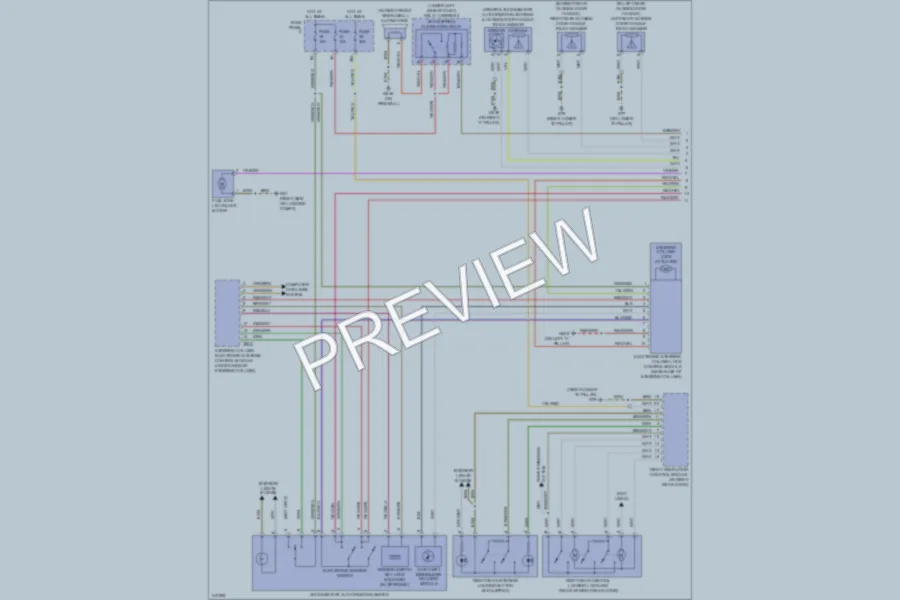 2009 Volkswagen PassatCC Anti Theft wiring diagram preview