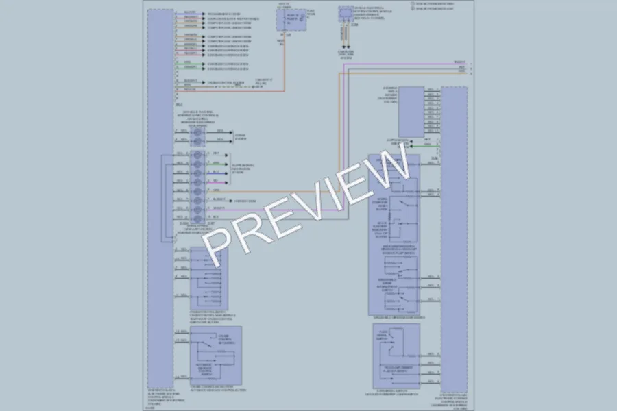 2009 Volkswagen PassatCC Body Control Modules wiring diagram preview
