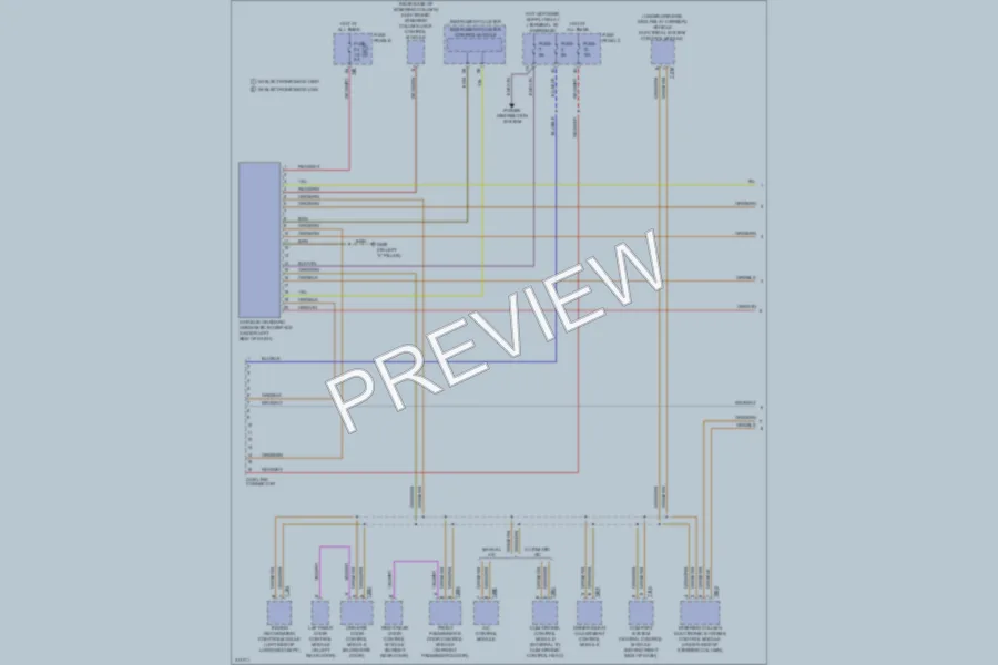 2009 Volkswagen PassatCC Computer Data Lines wiring diagram preview