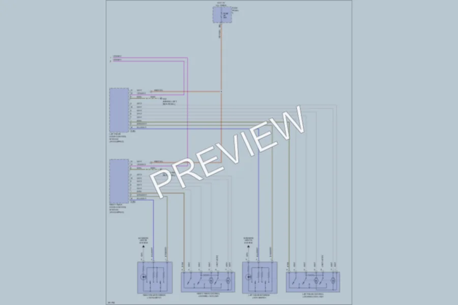2009 Volkswagen Rabbit Anti Theft wiring diagram preview