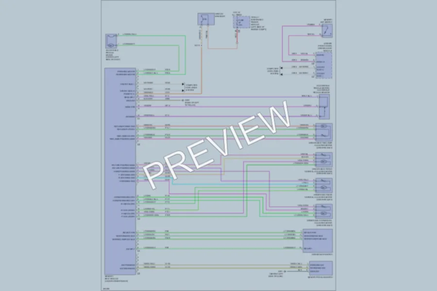2009 Volkswagen Routan Memory Systems wiring diagram preview