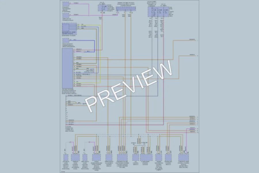 2009 Volkswagen Tiguan Computer Data Lines wiring diagram preview
