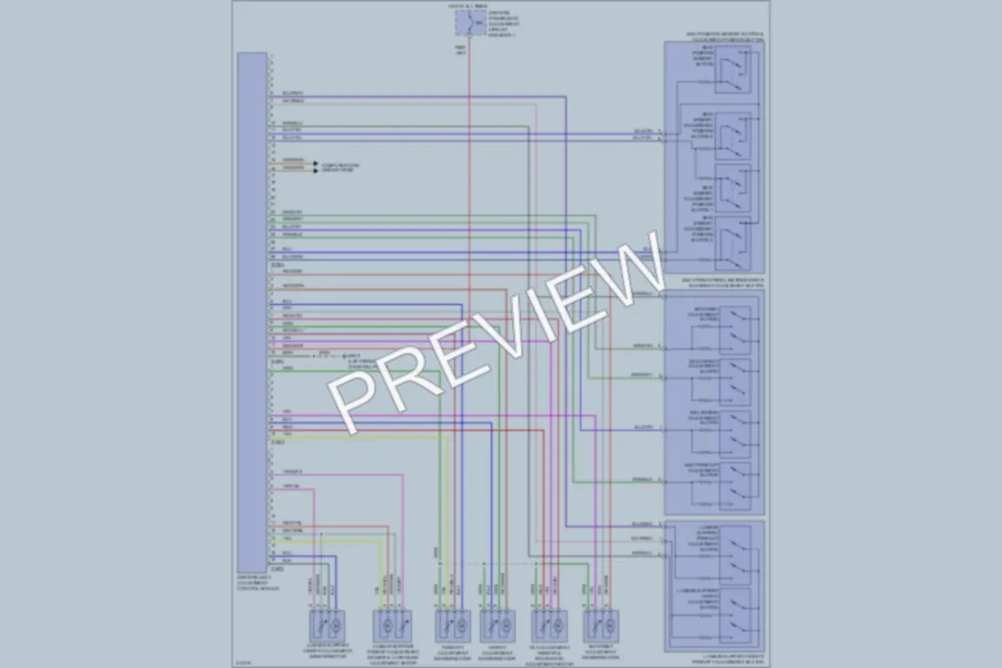 2009 Volkswagen Tiguan Memory Systems wiring diagram preview