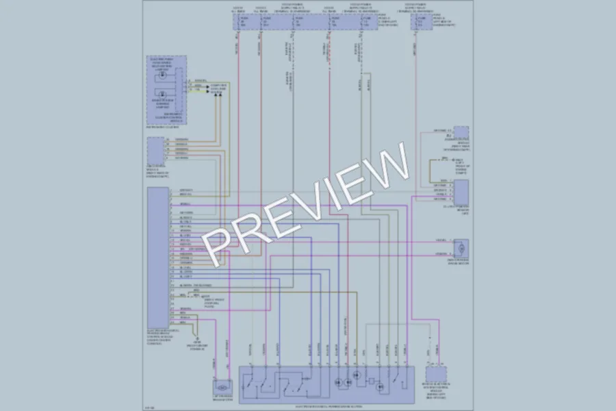 2009 Volkswagen Tiguan Shift Interlock wiring diagram preview