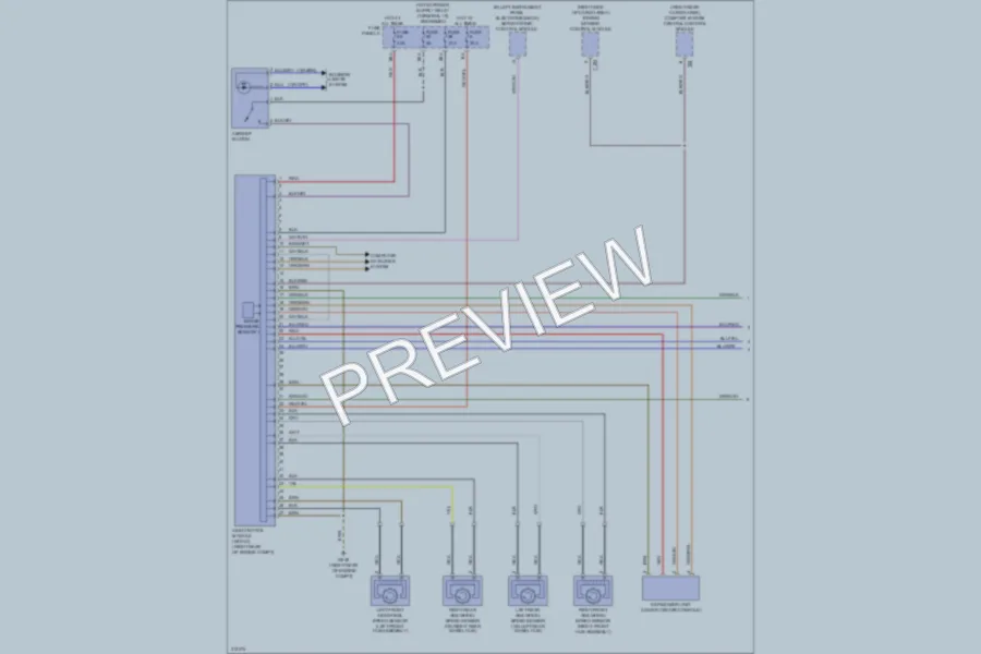 2009 Volkswagen Touareg Anti Lock Brakes wiring diagram preview