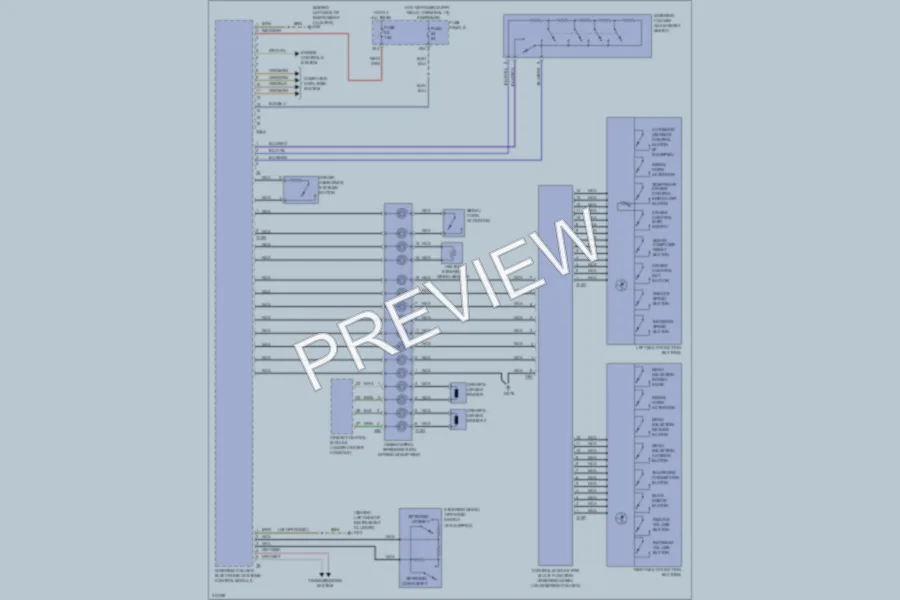 2009 Volkswagen Touareg Body Control Modules wiring diagram preview