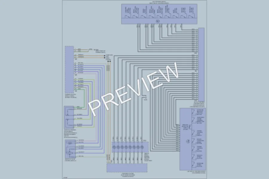 2009 Volkswagen Touareg Cruise Control wiring diagram preview