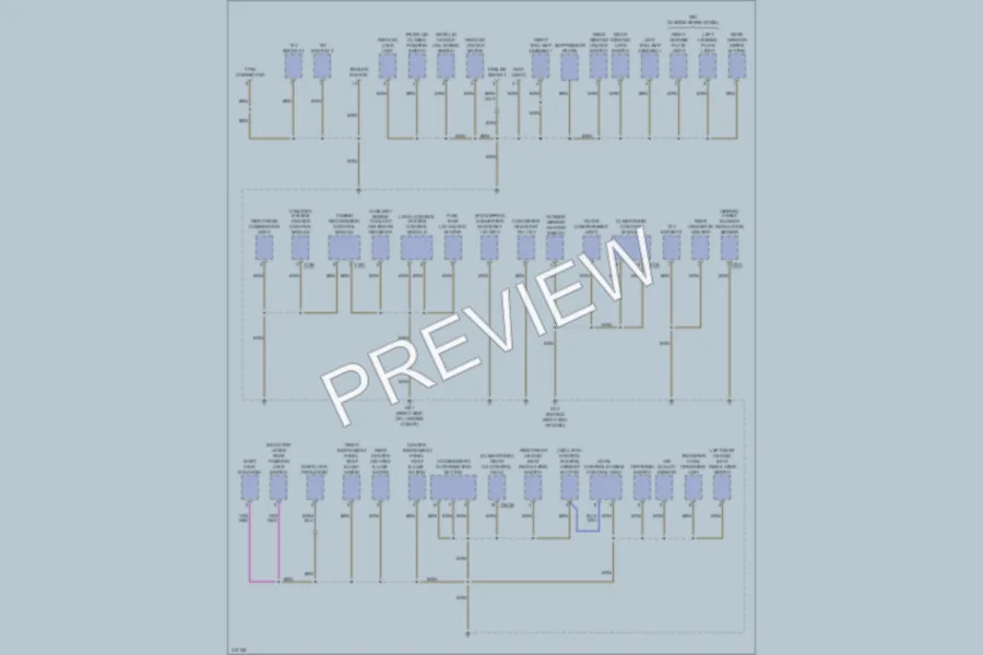 2009 Volkswagen Touareg Ground Distribution wiring diagram preview