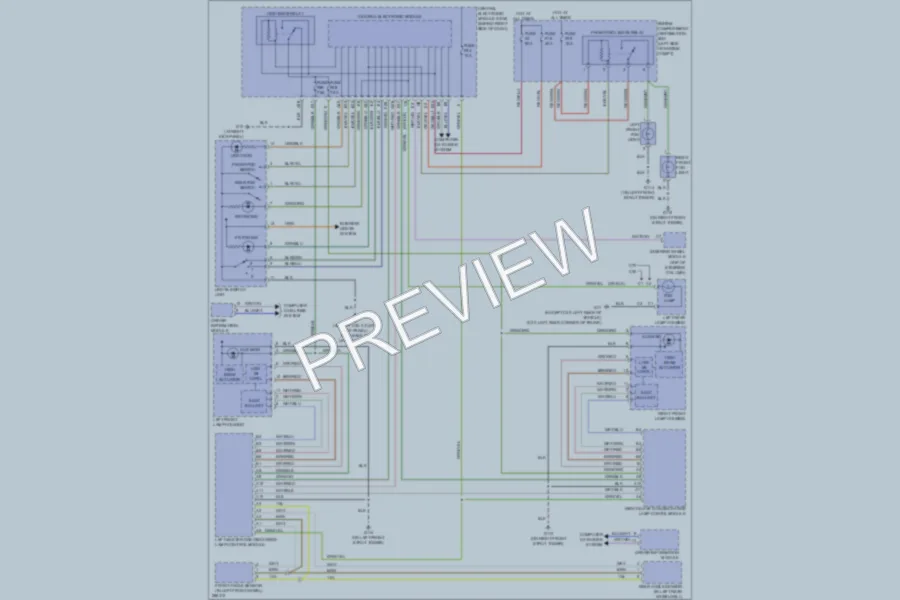 2009 Volvo C70 Headlights wiring diagram preview