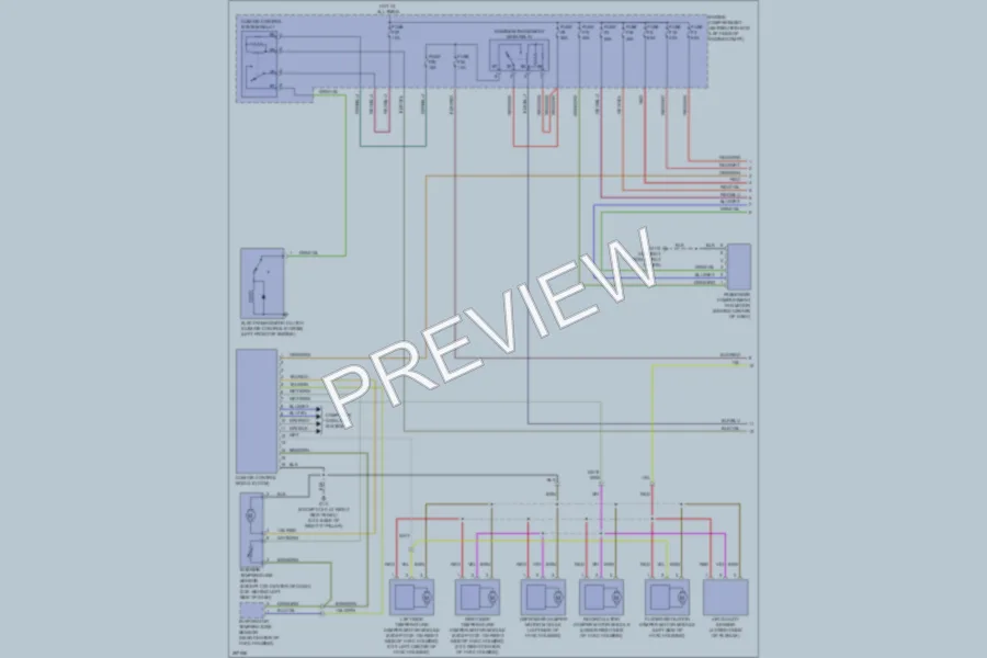 2009 Volvo S40 Air Conditioning wiring diagram preview