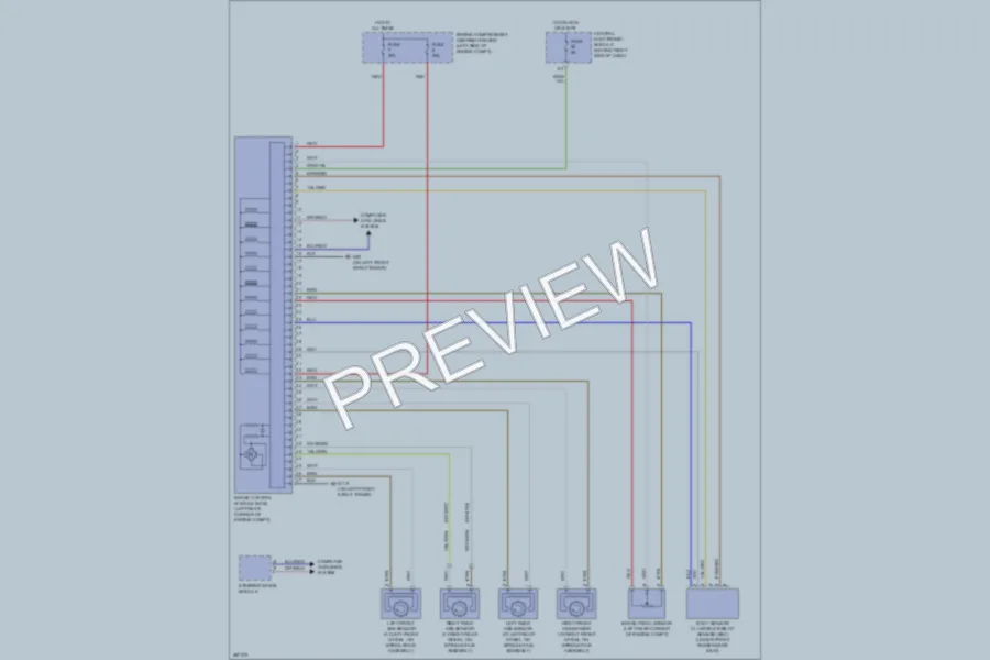 2009 Volvo S40 Anti Lock Brakes wiring diagram preview