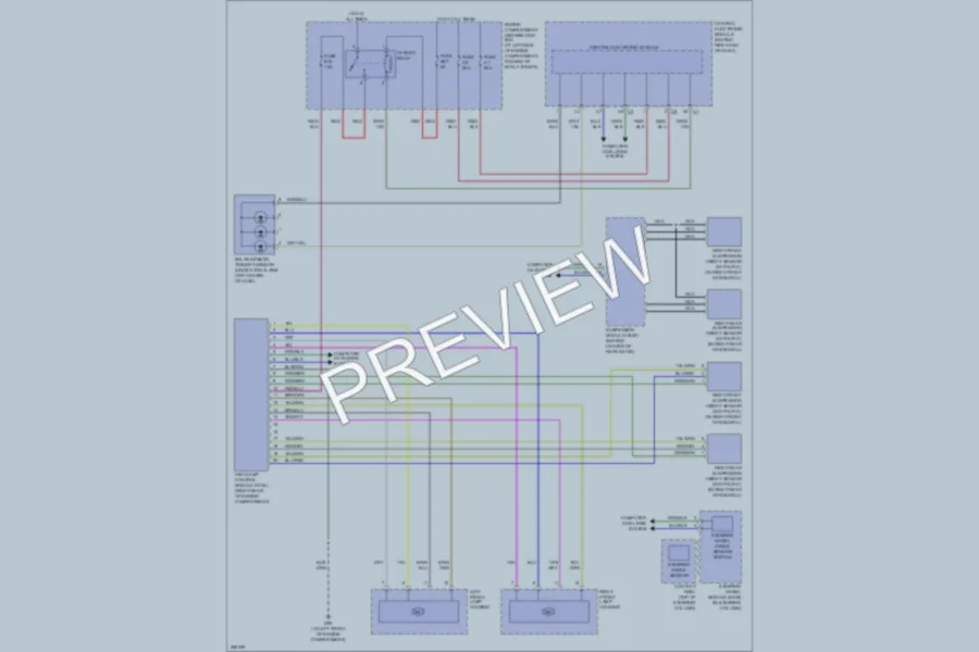 2009 Volvo S80 Headlights wiring diagram preview