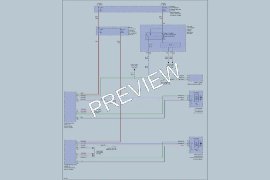 2009 Volvo S80 Navigation wiring diagram preview