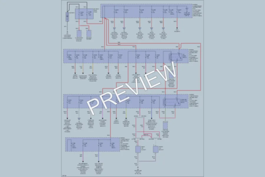 2009 Volvo S80 Power Distribution wiring diagram preview