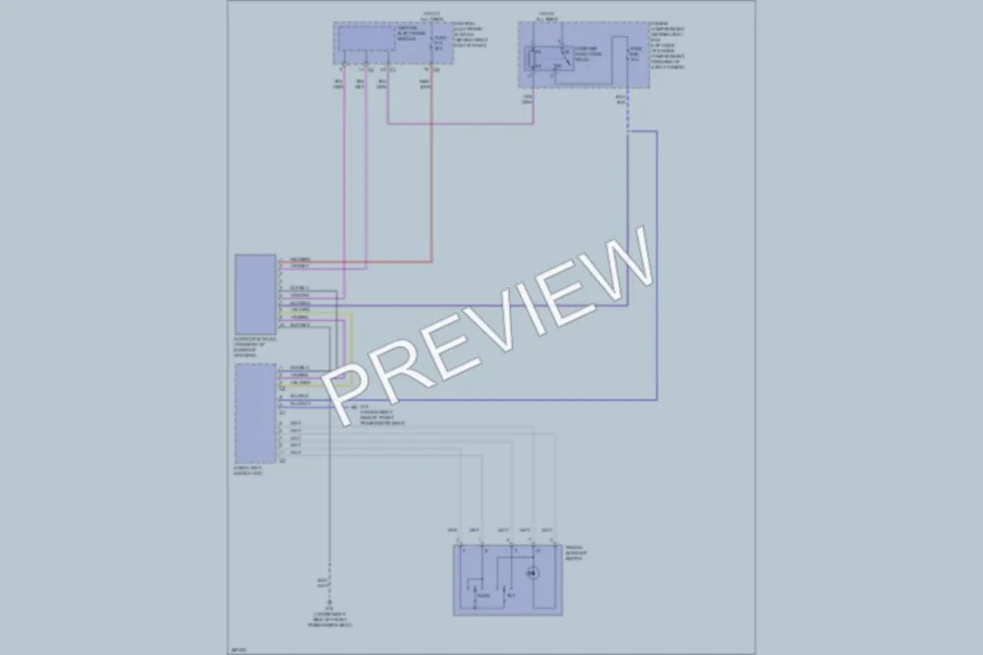 2009 Volvo S80 Power Top Sunroof wiring diagram preview