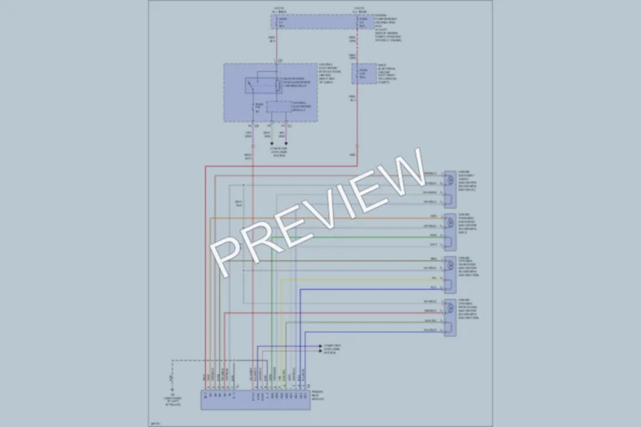 2009 Volvo V70 Memory Systems wiring diagram preview