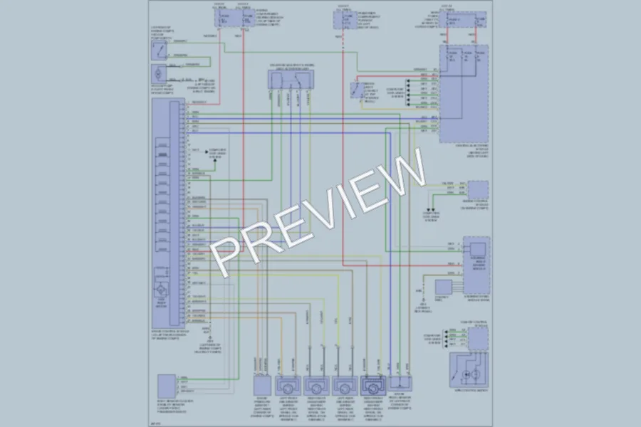2009 Volvo XC90 Anti Lock Brakes wiring diagram preview