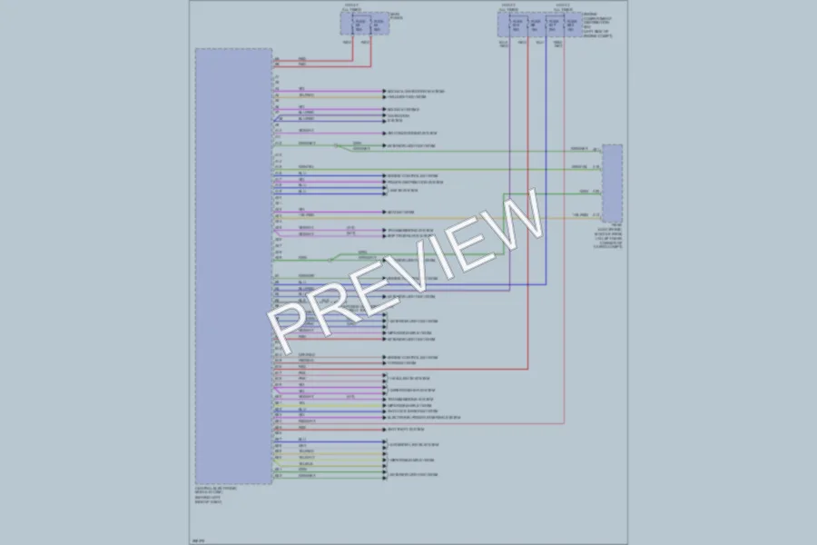 2009 Volvo XC90 Body Control Modules wiring diagram preview