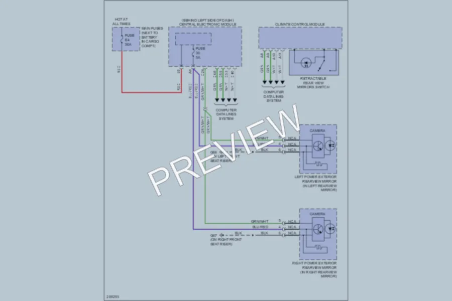 2009 Volvo XC90 Navigation wiring diagram preview