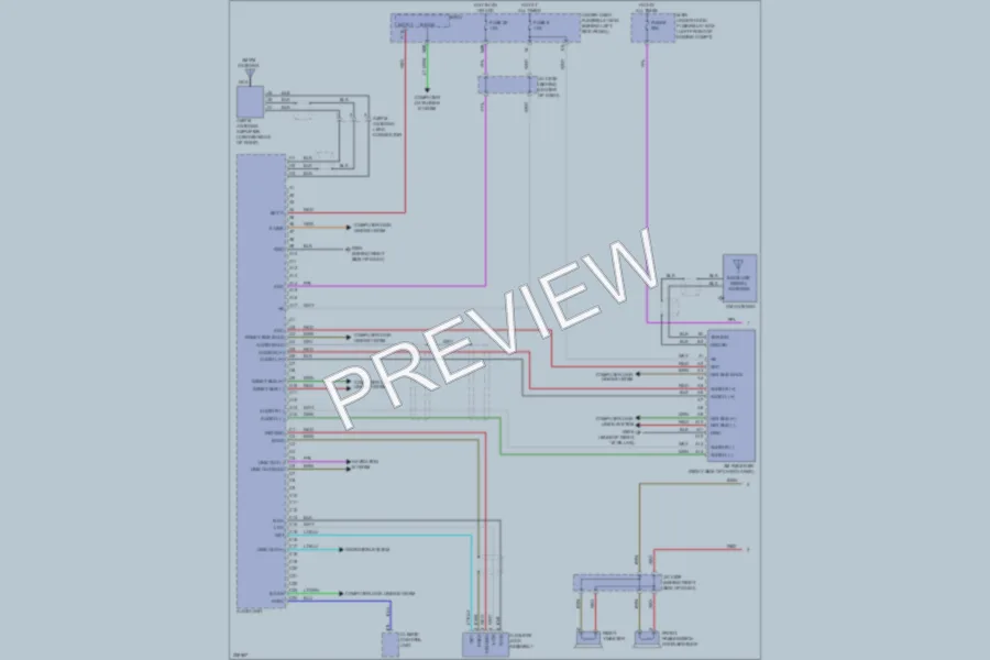 2010 Acura MDX Radio wiring diagram preview