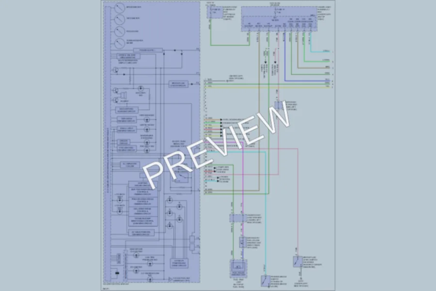 2010 Acura RDX Instrument Cluster wiring diagram preview