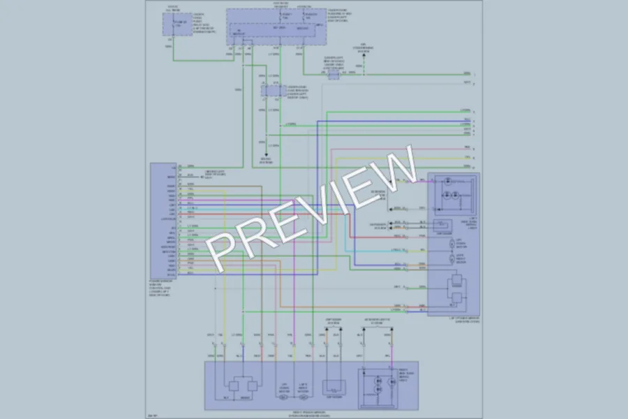2010 Acura RDX Memory Systems wiring diagram preview