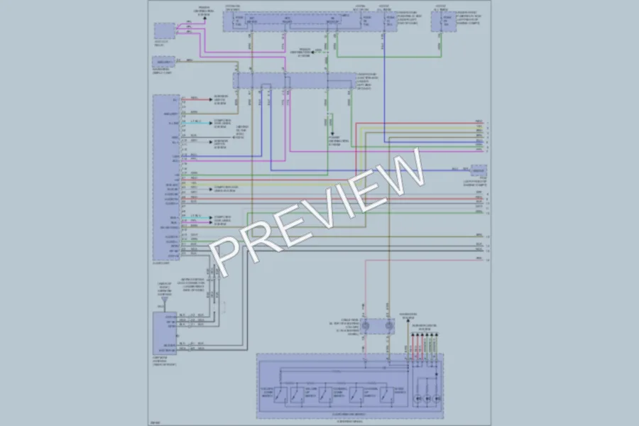 2010 Acura RDX Radio wiring diagram preview