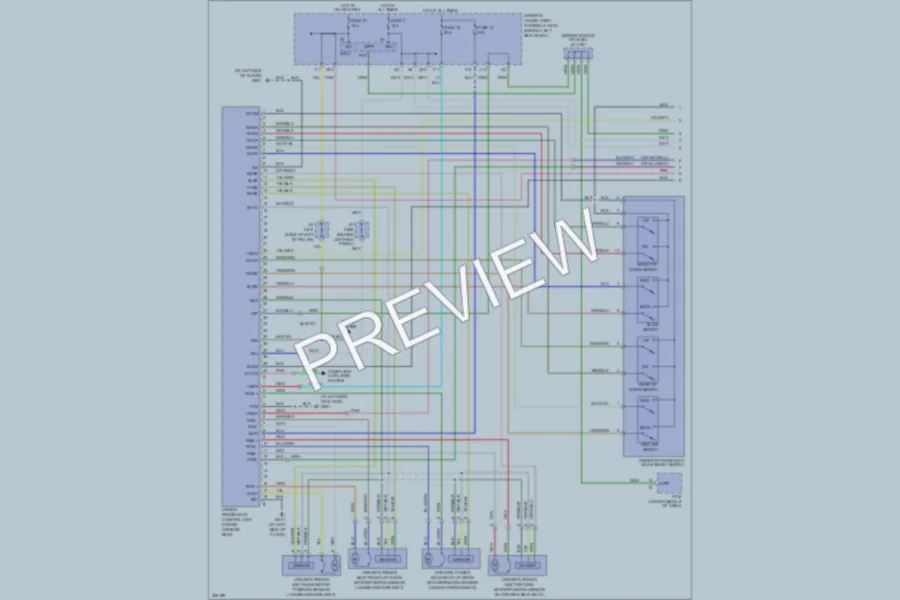 2010 Acura RL Memory Systems wiring diagram preview