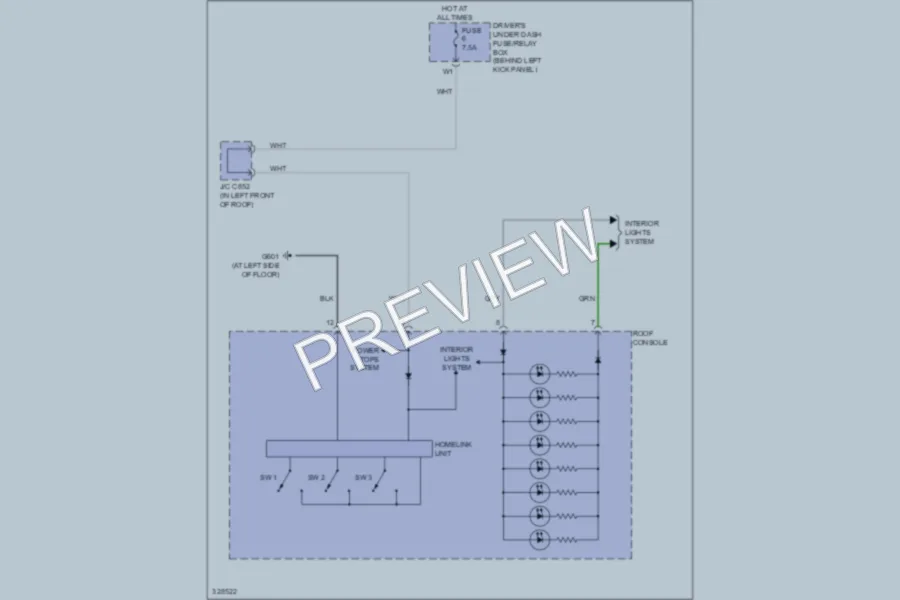 2010 Acura RL Navigation wiring diagram preview