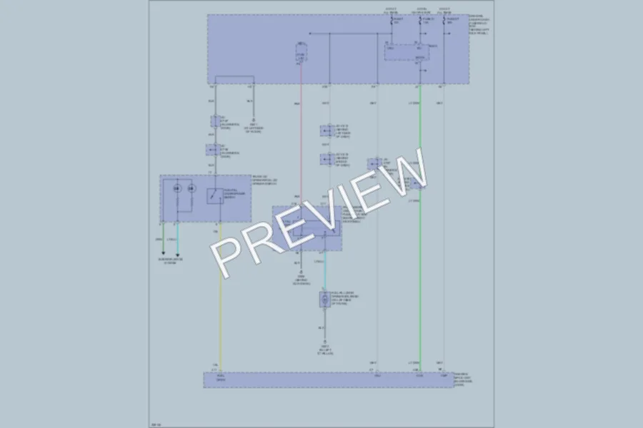 2010 Acura RL Trunk Tailgate Fuel Door wiring diagram preview