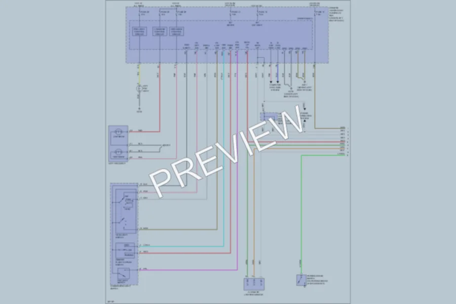 2010 Acura TL Headlights wiring diagram preview